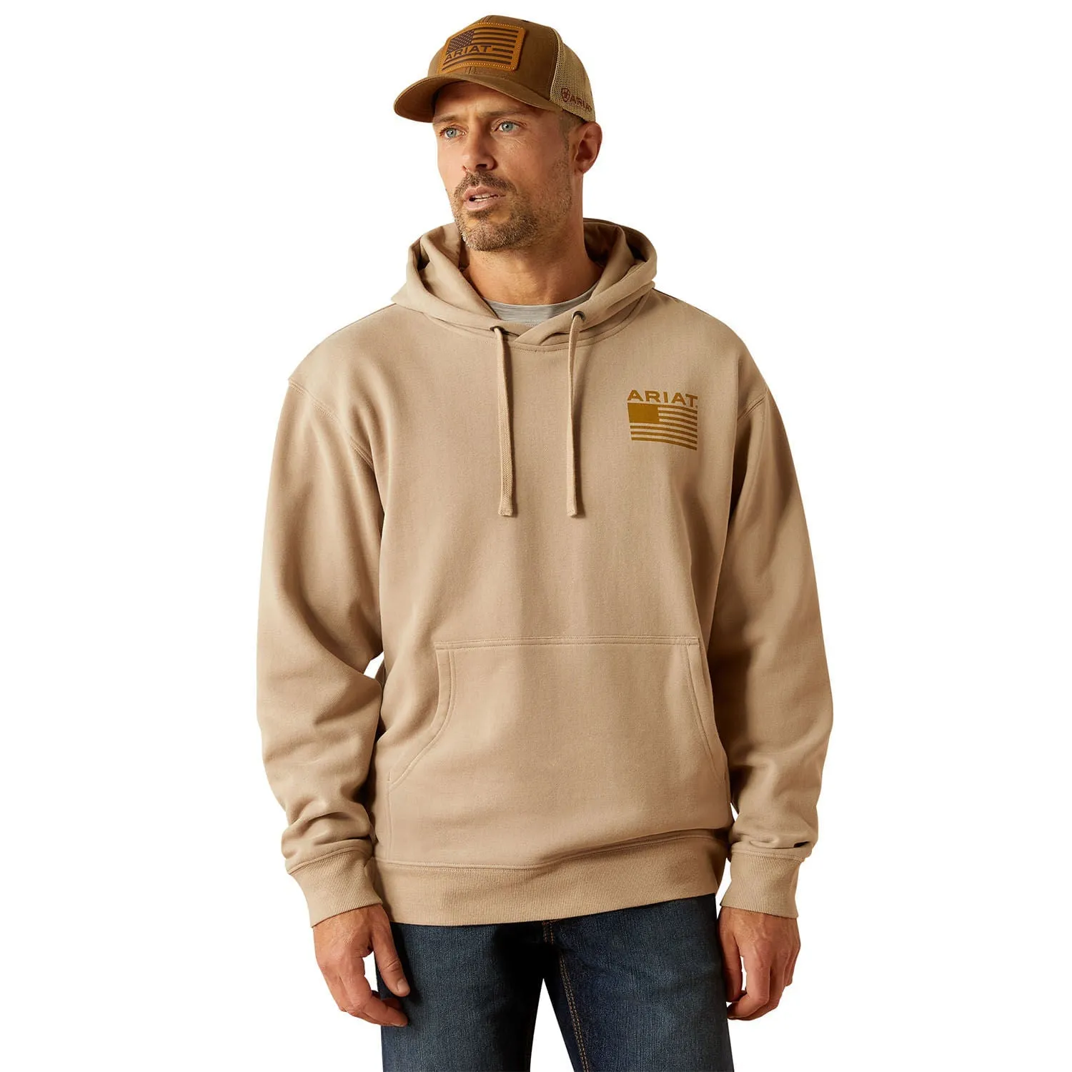 Ariat Mens Camo Hex Hoodie