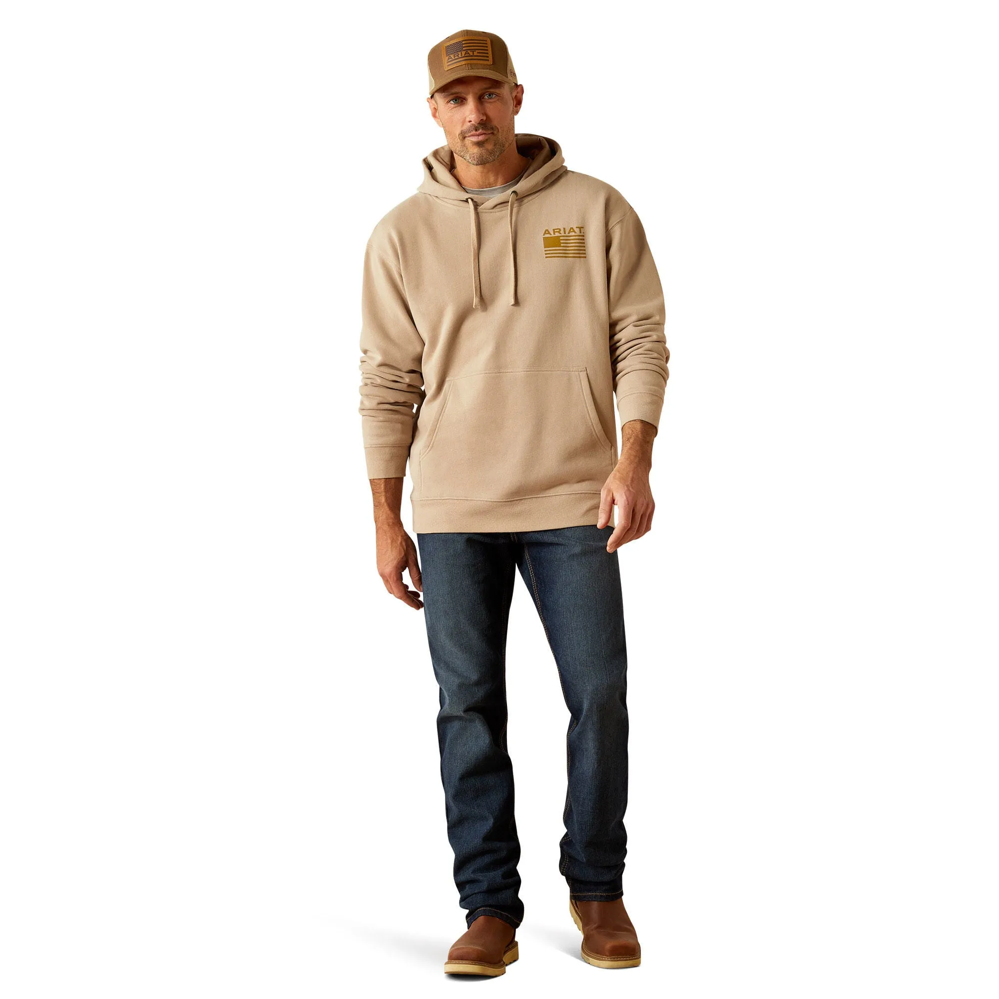 Ariat Mens Camo Hex Hoodie