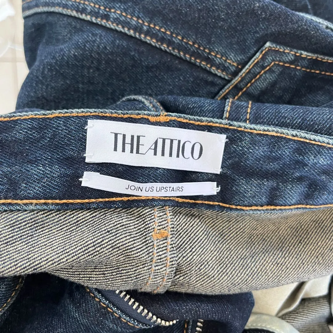 Attico Fern denim cargo pants
