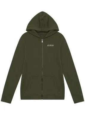 Green Hooded Jacket (7-16)