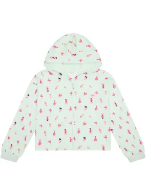Green Zip Hoodie Jumper (7-16)