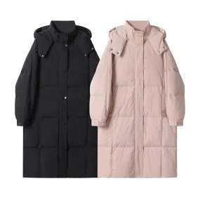 Hooded Long Down Jacket