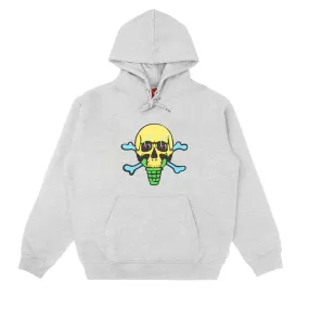 ICE CREAM COMPONENTS HOODIE - HEATHER GREY