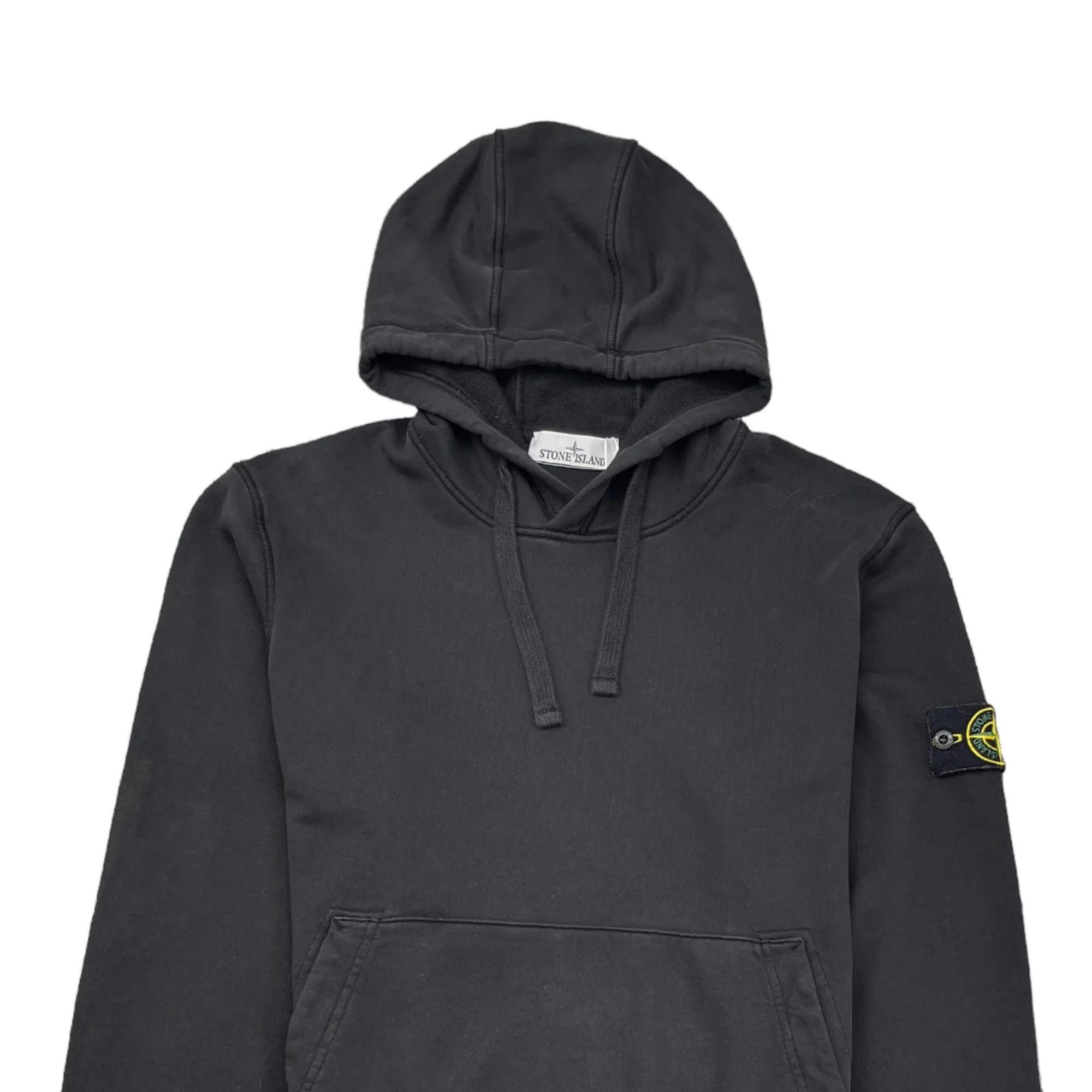 Men's Applique Logo Hoodie Black Size M