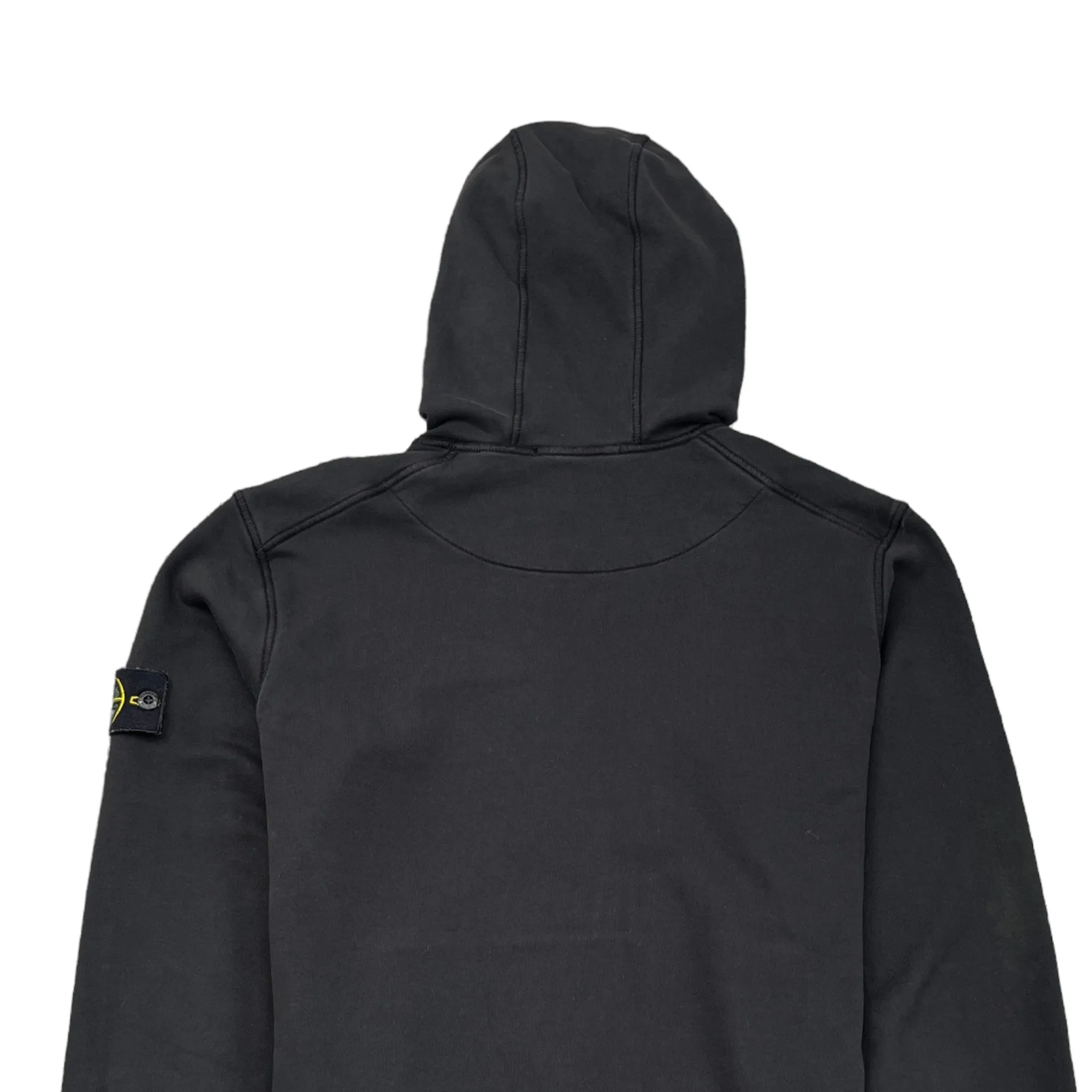 Men's Applique Logo Hoodie Black Size M