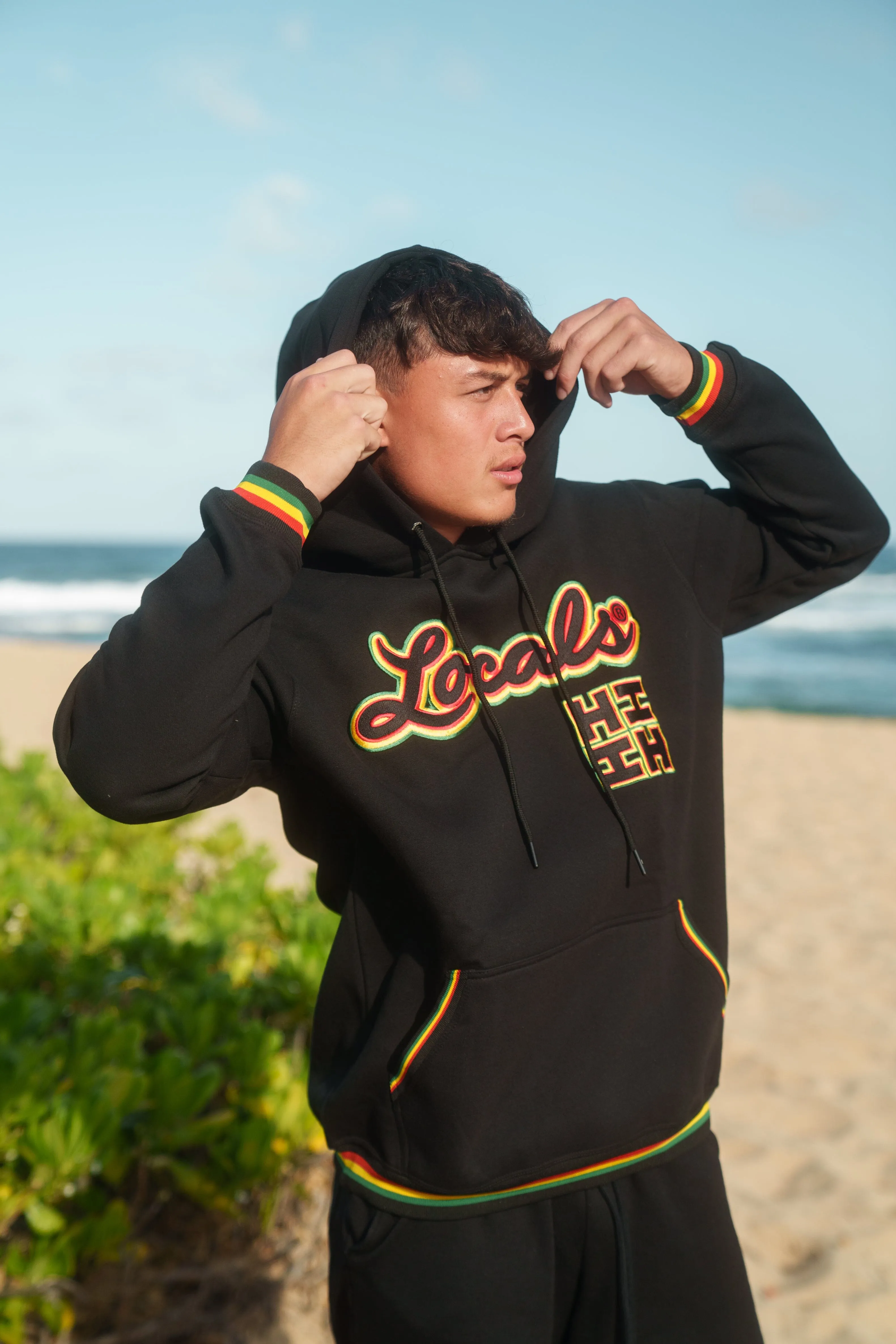 RASTA LOCALS HOODIE COLLAB