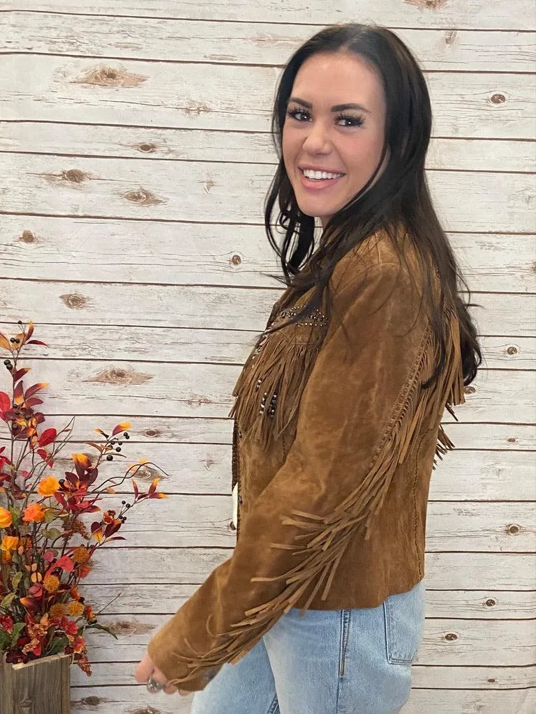 Scully Fringe and beaded jacket